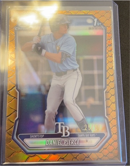 2026 Bowman Chrome #BCP-77 Daniel Pierce — front