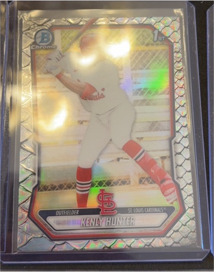 2026 Bowman Chrome #BCP-130 Kenly Hunter — front