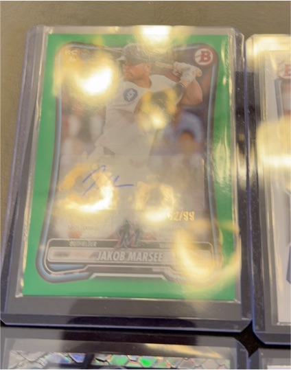 2026 Bowman #PRV-JMA Jakob Marsee — front