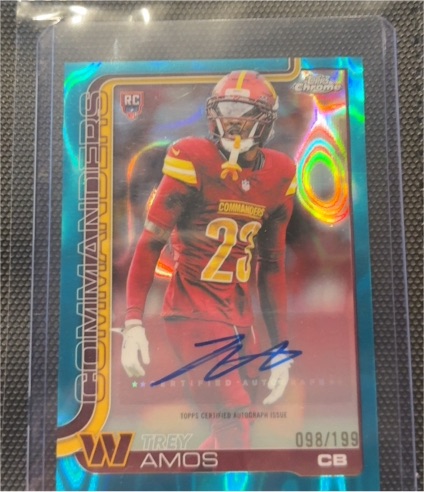 2025 Topps Chrome #RA-TA Trey Amos — front