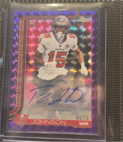 2025 Topps Chrome #RA-TJ Tez Johnson — front