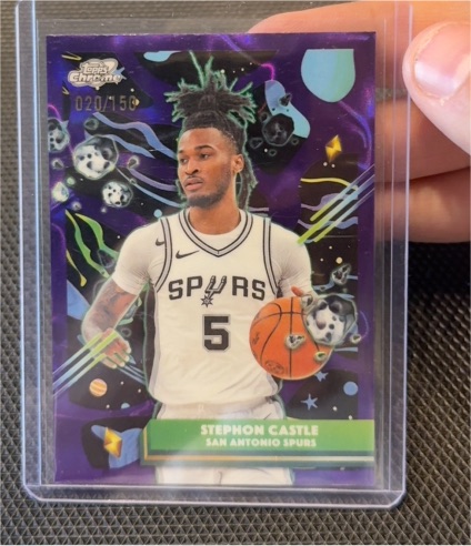 2025-26 Topps Cosmic Chrome #30 Stephon Castle — front