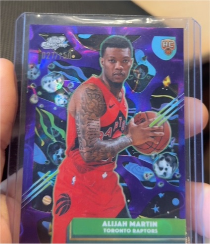 2025-26 Topps Cosmic Chrome #75 Alijah Martin — front