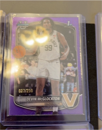 2025 Bowman Chrome #BCP-56 Devin McGlockton — front