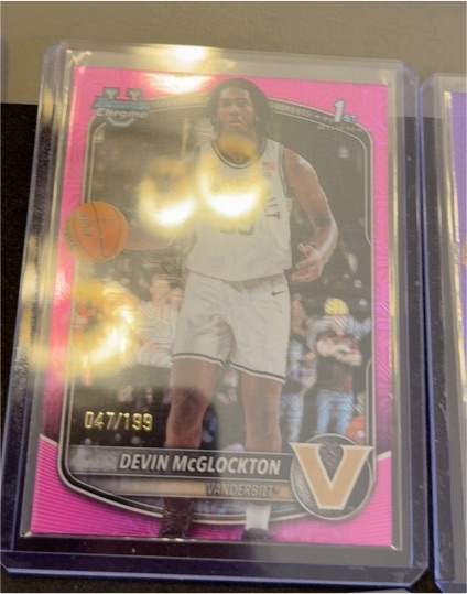 2025 Bowman Chrome #BCP-56 Devin McGlockton — front
