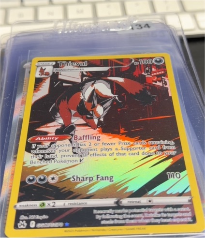 2023 Pokémon Crown Zenith GG17 Thievul — front