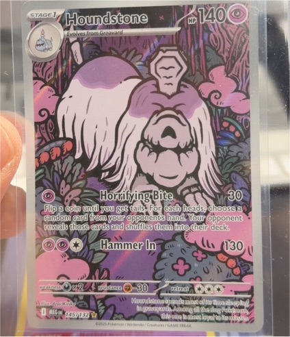 2025 Pokemon Mega Evolution #145/132 Houndstone — front