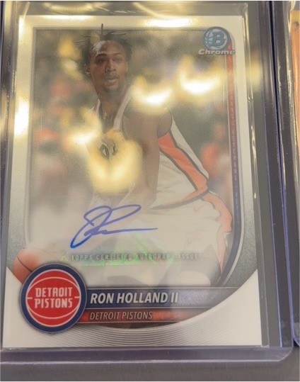 2025-26 Bowman Chrome #BCA-RH Ron Holland II — front