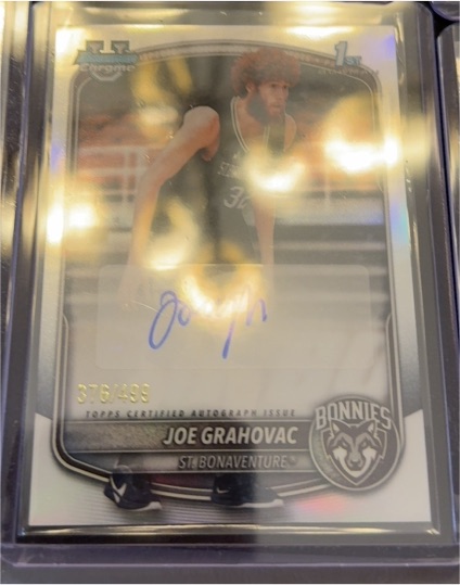 2025-26 Bowman Chrome #CPA-JG Joe Grahovac — front