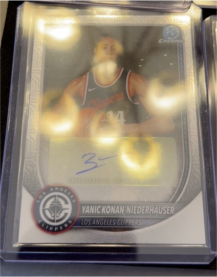 2025-26 Topps Bowman Chrome #BCA-YK Yanic Konan-Niederhauser — front