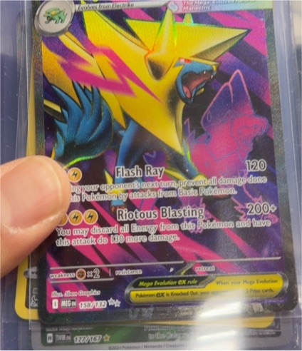 2014 Pokémon Mega Manectric EX #158/132 — front