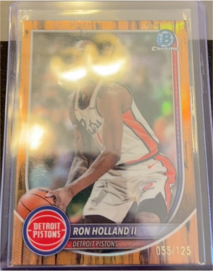2025-26 Bowman Chrome #BCV-160 Ron Holland II — front
