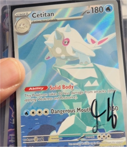 2023 Pokémon SV08 Surging Sparks #201 Cetitan — front