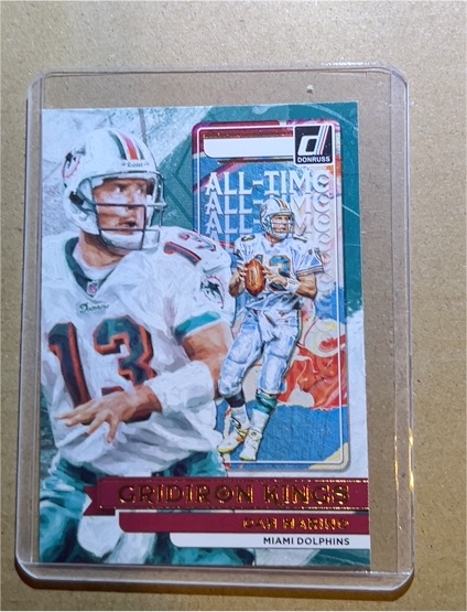 2022 Donruss All-Time Gridiron Kings #AT-11 Dan Marino — front