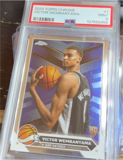 2023 Topps Chrome #1 Victor Wembanyama — front