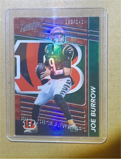 2022 Panini Prestige Franchise Favorites #FF-5 Joe Burrow — front