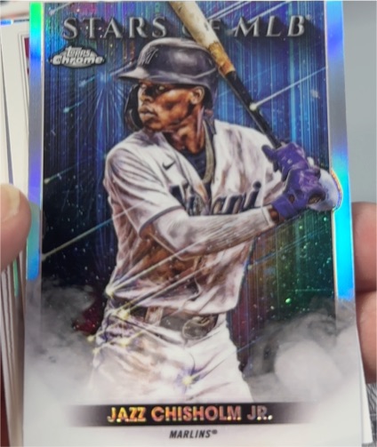 2022 Topps Chrome Stars of MLB #SMLBC-10 Jazz Chisholm Jr. — front
