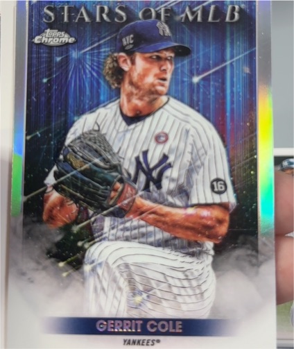 2022 Topps Chrome Stars of MLB #SMLBC-26 Gerrit Cole — front