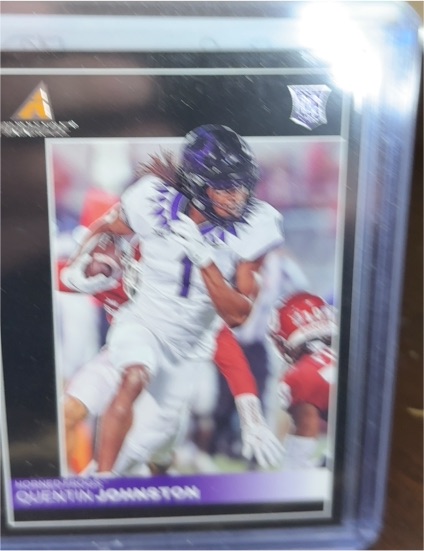 2023 Panini Chronicles Draft Picks - Pinnacle Quentin Johnston #6 — front