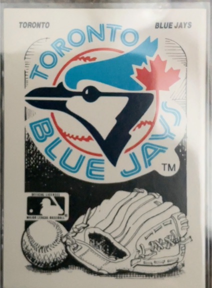 1987 Fleer #NNO Toronto Blue Jays Logo Sticker — front