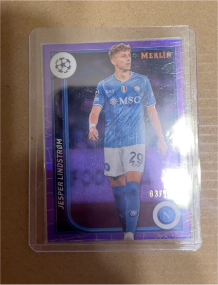 2023-24 Topps Merlin UEFA Club Competitions #126 Jesper Lindstrom — front