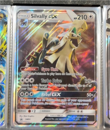 2017 Pokémon SM91 Silvally GX — front