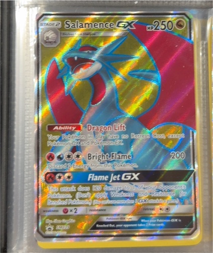 2018 Pokemon TCG SM139 Salamence GX Full Art Promo — front