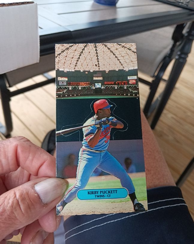 1986 Leaf All-Star Game Pop-Up #Kirby Puckett — front