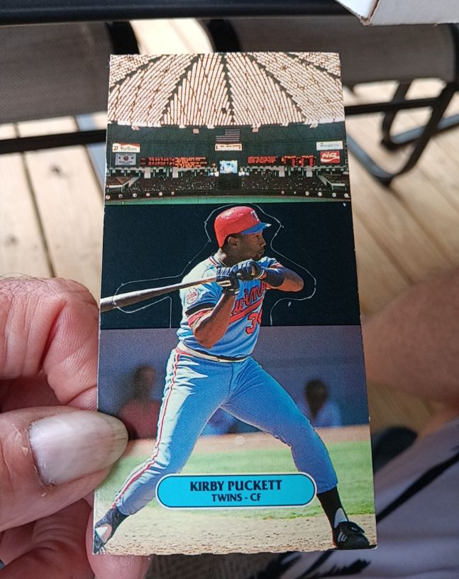1986 Leaf All-Star Game Pop Up #Kirby Puckett — front