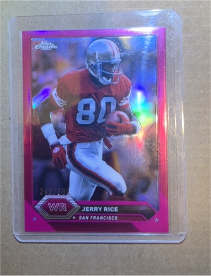 2024 Topps Chrome #17 Jerry Rice — front