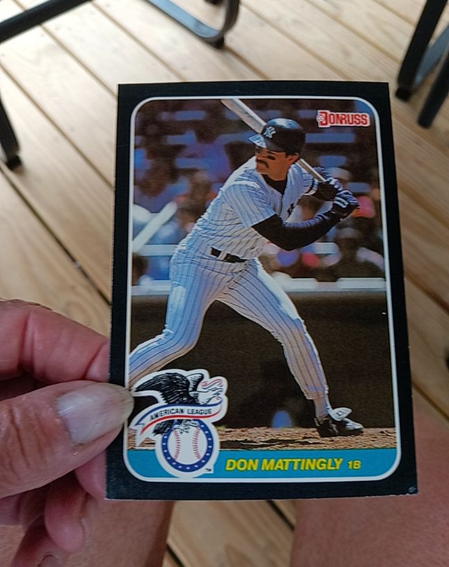 1987 Donruss All Star Jumbo #33 Don Mattingly — front