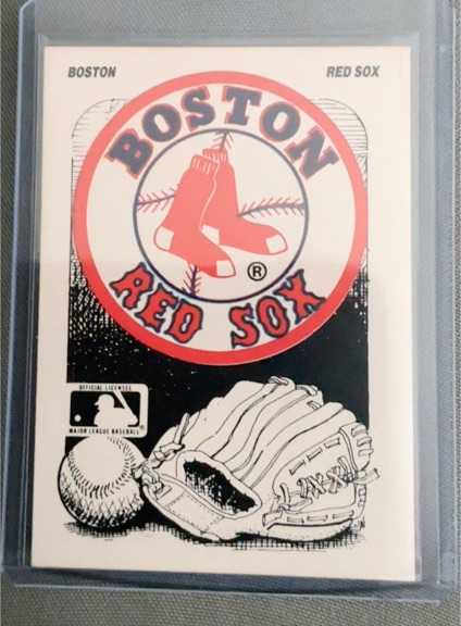 1987 Fleer #NNO Boston Red Sox — front