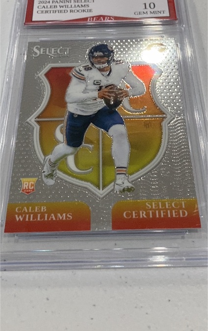 2024 Panini Select #1 Caleb Williams Select Certified Rookie — front