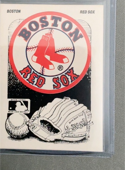 1987 Fleer #NNO Boston Red Sox — front