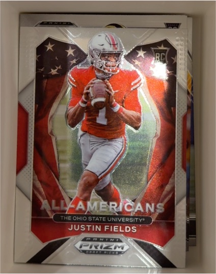2021 Panini Prizm Draft Picks All-Americans #192 Justin Fields — front