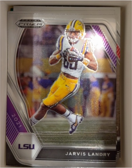 2021 Panini Prizm Draft Picks #62 Jarvis Landry LSU Tigers — front
