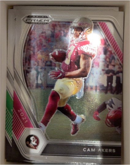 2021 Panini Prizm Draft Picks #77 Cam Akers — front