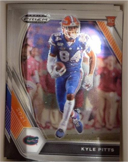 2021 Panini Prizm Draft Picks #108 Kyle Pitts Rookie — front