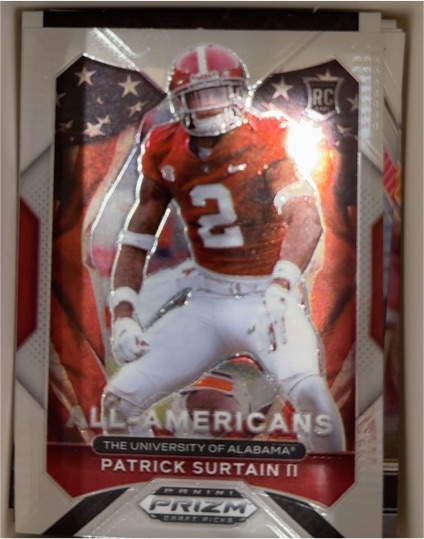 2021 Panini Prizm Draft Picks #199 Patrick Surtain II All-Americans — front