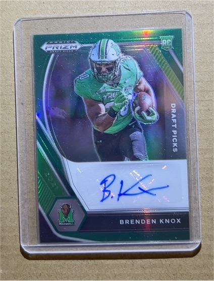 2021 Panini Prizm Draft Picks #DPA-BKN Brenden Knox — front