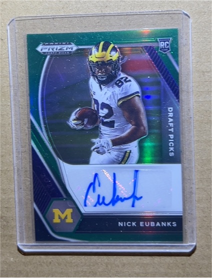2021 Panini Prizm Draft Picks #DPA-NIE Nick Eubanks — front