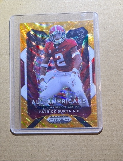 2021 Panini Prizm Draft Picks #199 Patrick Surtain II All-Americans — front