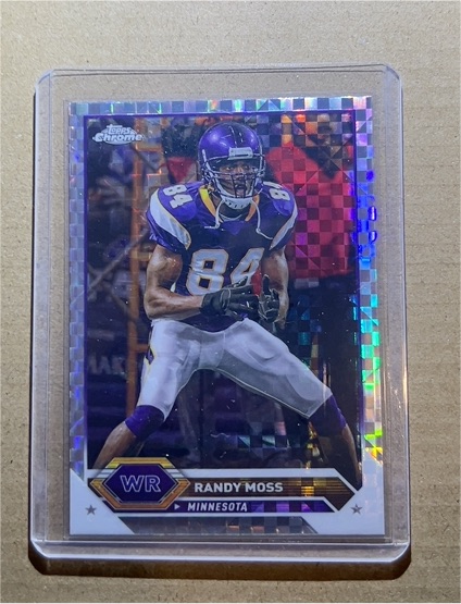 2023 Topps Composite Chrome X-Fractor #13 Randy Moss — front
