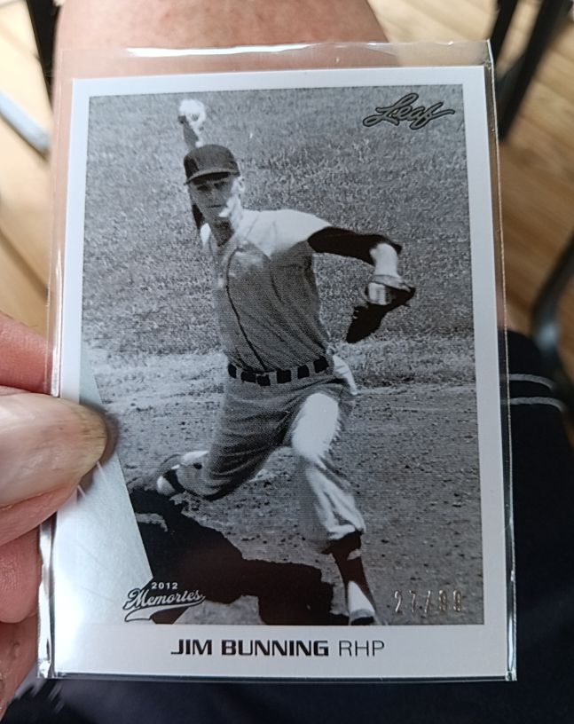 2012 Leaf Memories # Jim Bunning — front