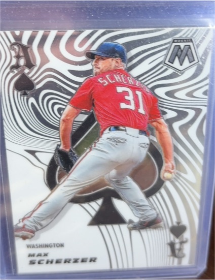 2021 Panini Mosaic Aces #ACE9 Max Scherzer — front