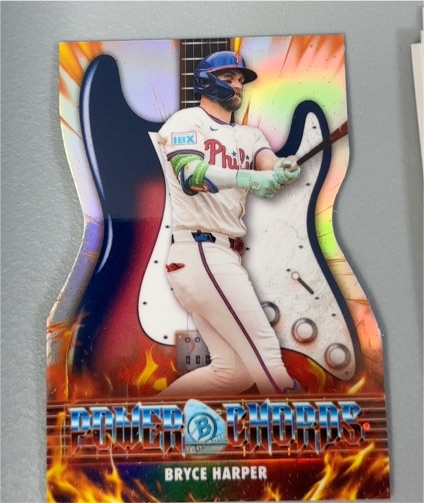 2026 Bowman Chrome Power Chords #PC-7 Bryce Harper — front