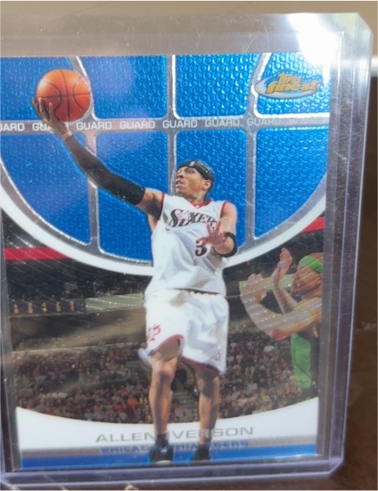 2005-06 Topps Finest #38 Allen Iverson — front