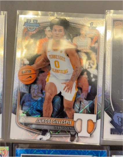 2025-26 Bowman #BCP-58 Ja'Kobi Gillespie Chrome Prospects Mojo Refractor — front