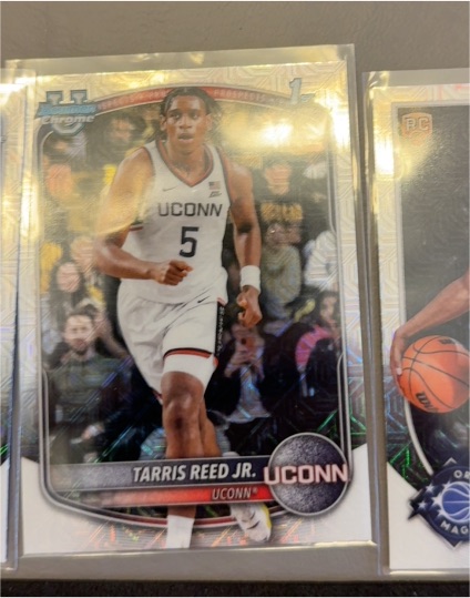 2025-26 Bowman Chrome #BCP-42 Tarris Reed Jr. — front