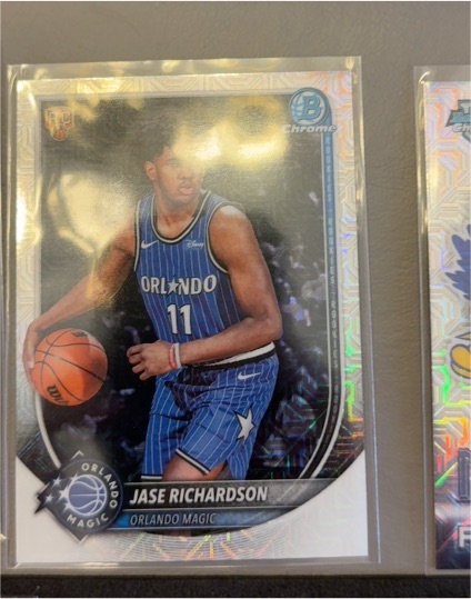 2025 Bowman Chrome #BCV-25 Jase Richardson — front